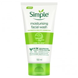 Увлажняющее средство для умывания (150 мл), Moisturising Facial Wash, произв. Simple
