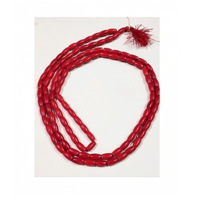 Чётки из Красного Коралла: для гармонизации Марса, Munga Coral Mala For Mangal Dosh, произв. Kalyan Puja