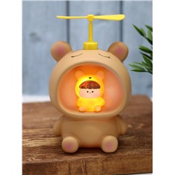 Kопилка - ночник «Baby bear fan», brown
