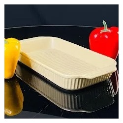 205-817 Прямоугольное блюдо для запекания 28,5см в под.уп.(х18)Фарфор