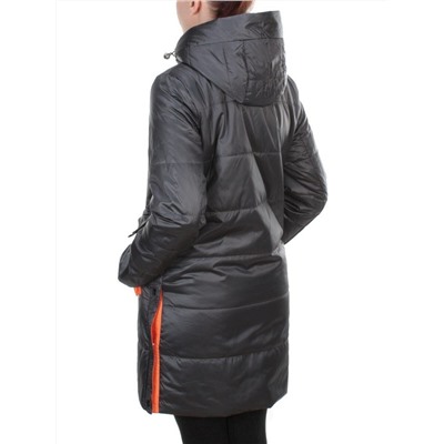 8188 DK. GRAY Пальто демисезонное женское Cloud Lag Cat (100 гр. синтепон)