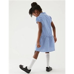 2pk Girls' Cotton Gingham School Dresses (2-14 Yrs)