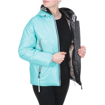 8278 TURQUOISE Куртка демисезонная женская BAOFANI (100 гр. синтепон)