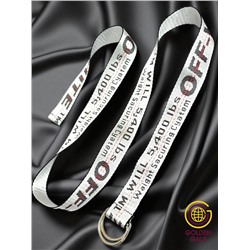 Ремень унисекс OFF-WHITE 3,5х135 см Р9 тип 3