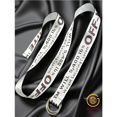 Ремень унисекс OFF-WHITE 3,5х135 см Р9 тип 3
