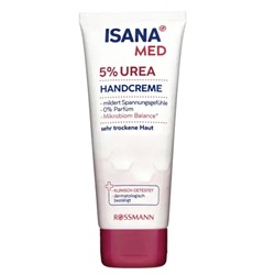 ISANA med HandCreme Urea Крем для рук с мочевиной, для очень сухой и грубой кожи, 100 г