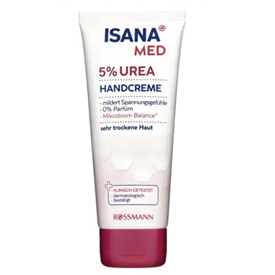 ISANA med HandCreme Urea Крем для рук с мочевиной, для очень сухой и грубой кожи, 100 г