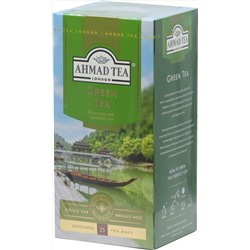 AHMAD TEA. Green tea карт.пачка, 25 пак.