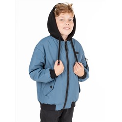 Куртка утеплённая для мальчика NIKASTYLE 4м5525 Джинс Nikastyle