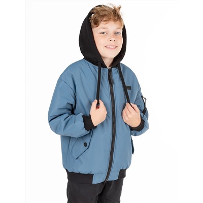 Куртка утеплённая для мальчика NIKASTYLE 4м5525 Джинс Nikastyle