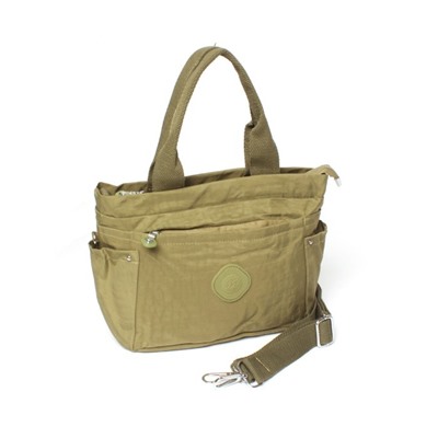 Сумка женская текстиль BoBo-6681-1,  1отд,  4внеш карм,  плечевой ремень,  зеленый 266122