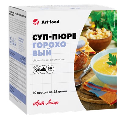 Суп-пюре "Гороховый", 10 порций по 25 г