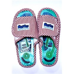 Тапочки Массажные с Магнитами  акупунктурные Шиацу , Женские, на липучке,36-37р