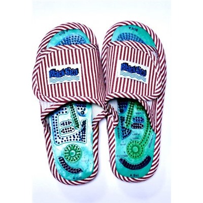 Тапочки Массажные с Магнитами  акупунктурные Шиацу , Женские, на липучке,36-37р