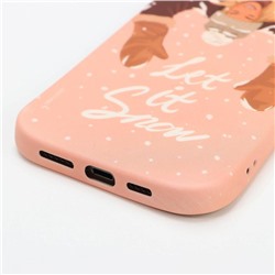Чехол для iPhone 12 PRO MAX «Снежинки»