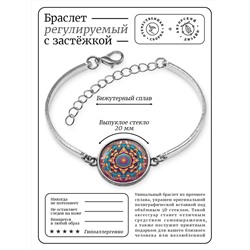 BSI-0125 Браслет металлический Сакральная абстракция
