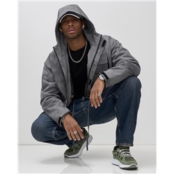 Куртка спортивная мужская весна осень серого цвета 25473Sr