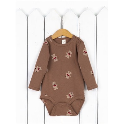 Боди Baby Boom Б86/10007-И(Н) я726 Мишки на кофе Baby Boom