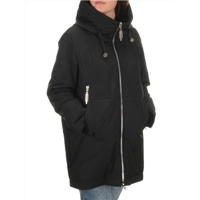 23-115 BLACK Куртка демисезонная женская (100 гр. синтепон)