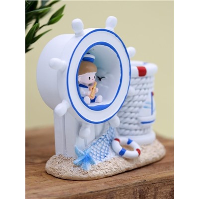 Ночник - подставка для канцелярских принадлежностей «Marine musician», white