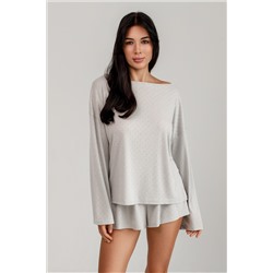 1506 СЕРАЯ ПИЖАМА (РОМБ)977827007