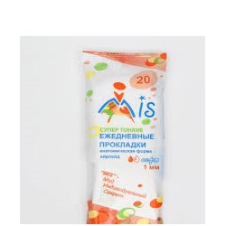 Mis ежедневные прокладки СУПЕР ТОНКИЕ  анатомическая форма аэрлайд 20 шт. 💧💧