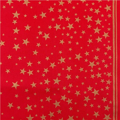 Скатерть новогодняя "Этель" Gold stars 149х110+/- 3см, 100%хл, 190г/м2