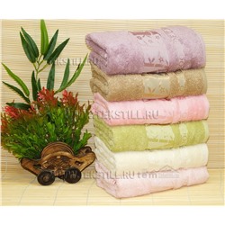 50x90 см. 6 шт/уп. Бамбуковые Лицевые Полотенца Bamboo Soft - Cestepe