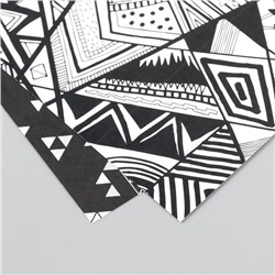 Бумага для скрапбукинга двусторонняя «Стиль», плотность 180 г, 15.5×17 см