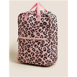 Kids' Water Repellent Leopard School Backpack