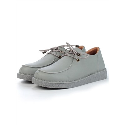 01-D7583-2 GRAY Ботинки демисезонные женские (натуральная кожа)