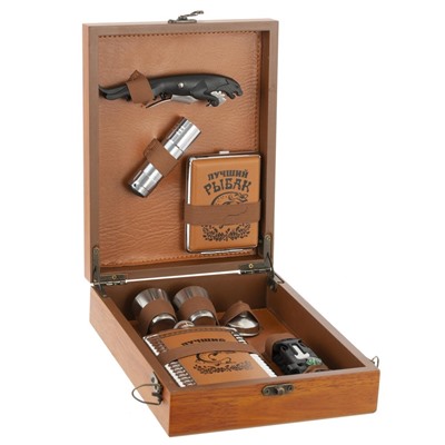 Набор с фляжкой 220 мл, 8 в 1, L18,5 W24 H6,5 см