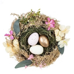 GAEM Изделие декоративное "Гнездо пасхальное", L16 W16 H5 см