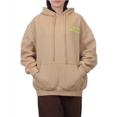 2620 BEIGE Толстовка женская (85% хлопок, 10% полиэстер, 5% спандекс)