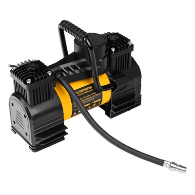 Компрессор автомобильный AC-75, 12 В, 10 атм., 75 л/мин, LED Denzel