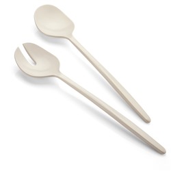 Набор ложек для салата Tierra, молочно-белые, 2 шт.