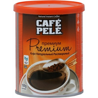 Cafe Pele. Premium (гранулы) 100 гр. жест.банка