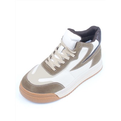 05-P47-1Z BEIGE Кроссовки женские зимние (натуральная кожа, шерсть)