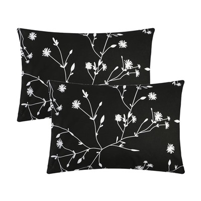 Комплект наволочек «Этель» White flowers (вид 3), 50×70 см - 2 шт., хлопок 100%, поплин