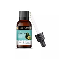 Масло Авокадо холодного отжима (30 мл), Cold Pressed Avocado Oil, произв. Soulflower