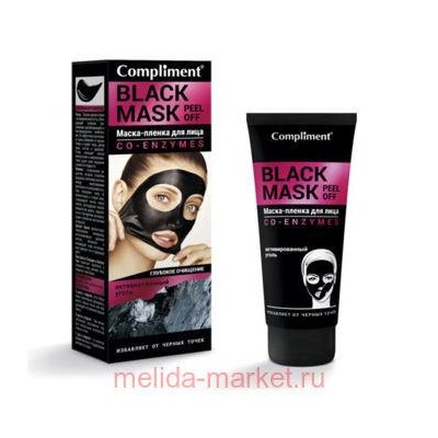 Compliment Black Mask Маска-пленка для лица Co-enzymes 80 мл