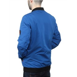 EM25056-2 BLUE Куртка-бомбер мужская демисезонная (100 гр. синтепон)