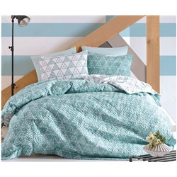 2 сп. Евро 4-х Сезонный КПБ со Стеганным Пододеяльником Ranforce MINIMAL Complete Set cotton box