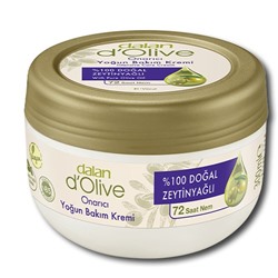 DALAN D'OLIVE Крем д/рук и тела 72%OLIVE OIL Восстанавл. 300 мл (банка)