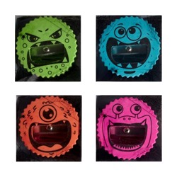 Ластик с точилкой FunGraphix Monsters, МИКС