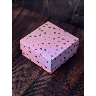 Подарочная коробка «Starry sky», pink (12*12*6)
