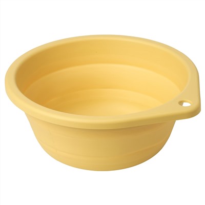 PEPPRIG, Waschschüssel, faltbar/gelb,, 27 cm