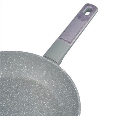 СКОВОРОДА С АНТИПРИГАРНЫМ ПОКРЫТИЕМ PFLUON MARBLE, 24*4,8 СМ
