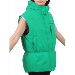 23129 GREEN Жилет утепленный женский (100 гр. холлофайбер)