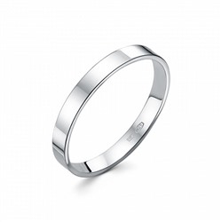 Кольцо родированное серебро 925*